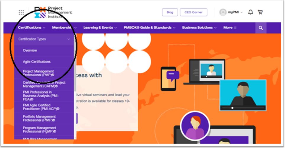 Figure 1 - Certification Menu