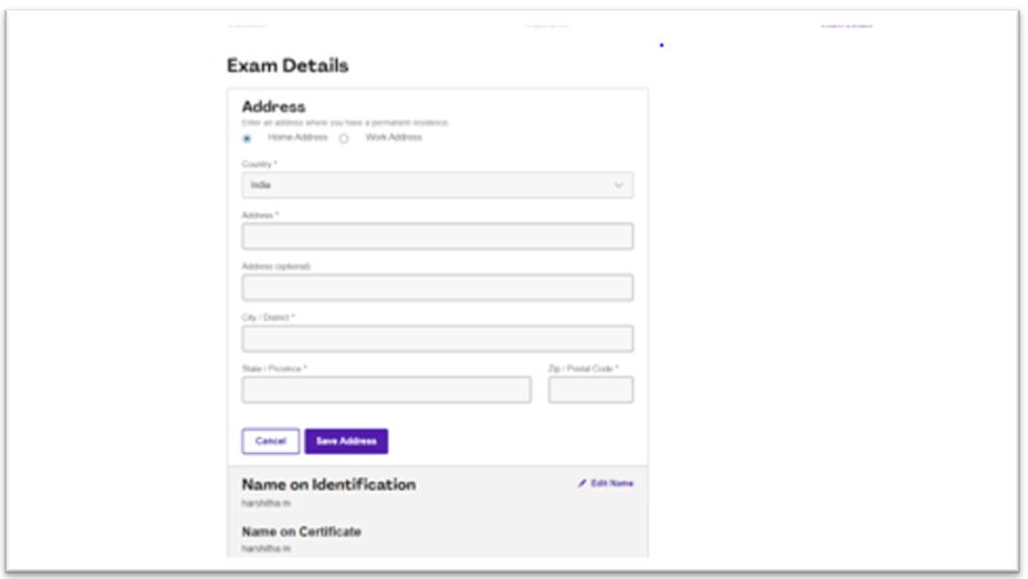 Figure 6 - Exam Details