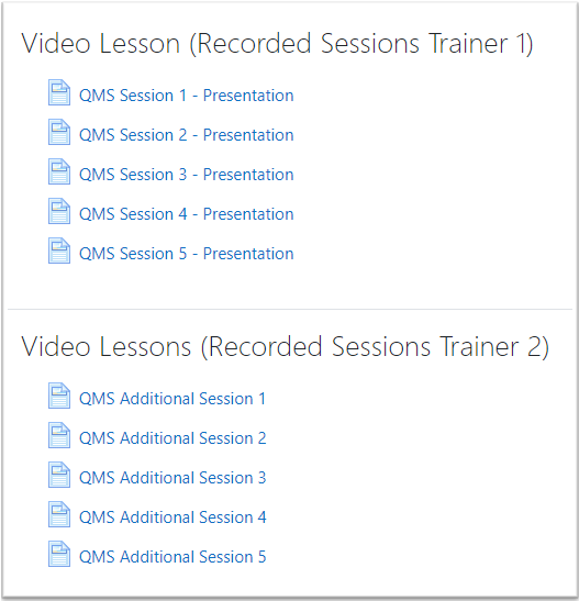 ISO 9001:2015 QMS Lead Auditor Recorded Sessions