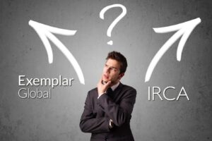 Difference between Exemplar Global and IRCA