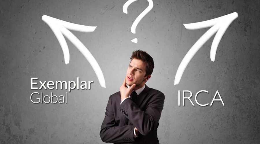 Difference between Exemplar Global and IRCA