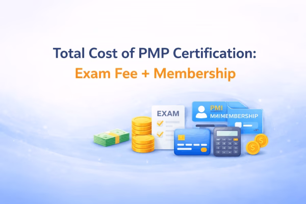 Total Cost of PMP Certification Exam Fee + Membership