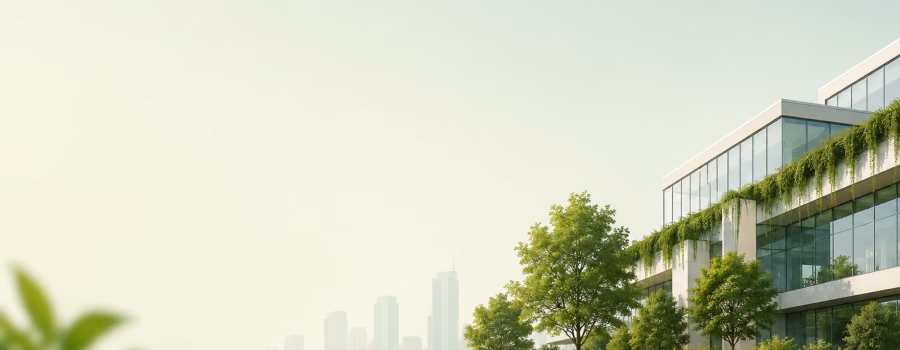 Do You Need the USGBC Reference Guide to Pass LEED GA? with a sustainable building model, green plant and eco-friendly design elements.