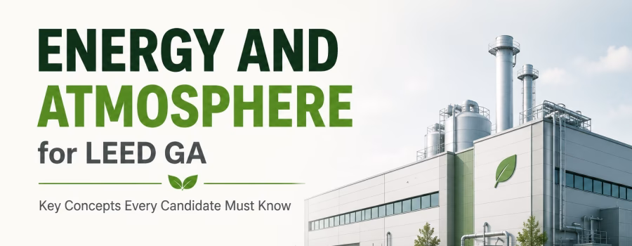 Energy and Atmosphere for LEED GA featuring energy efficiency, renewable energy and green buildings