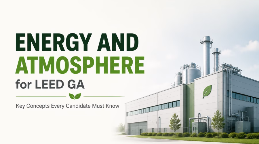 Energy and Atmosphere for LEED GA featuring energy efficiency, renewable energy and green buildings