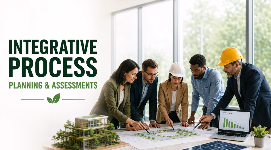 Integrative Process Planning and Assessments with a collaborative sustainable building design team
