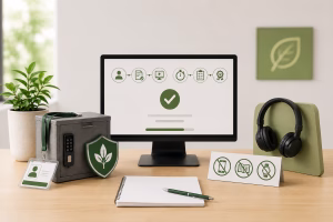 Check-in, ID rules, security, the tutorial, two hours of questions and your result on screen. Exactly what happens, at a test centre and at home.