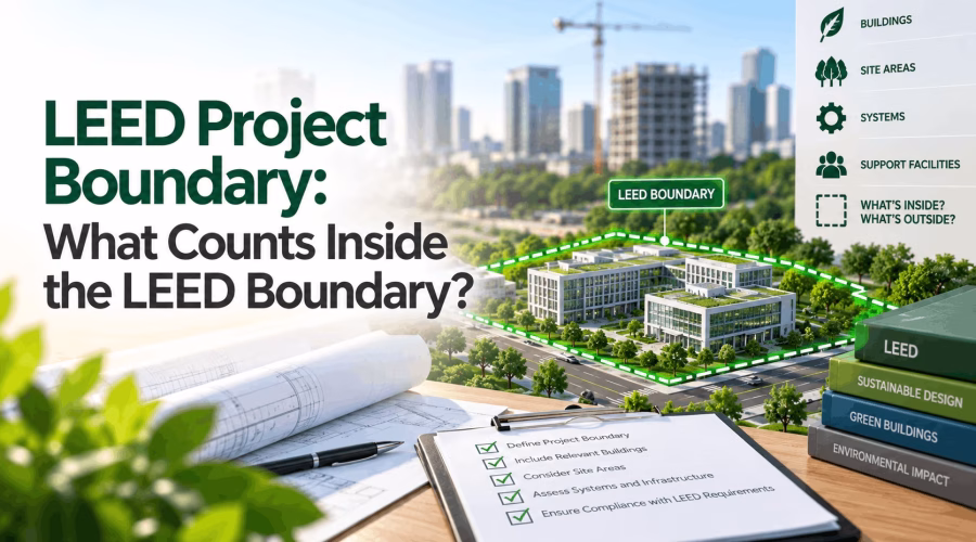 LEED Project Boundary: What Counts Inside the LEED Boundary?