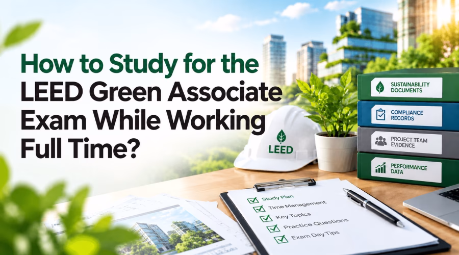 How to Study for the LEED Green Associate Exam While Working Full Time?