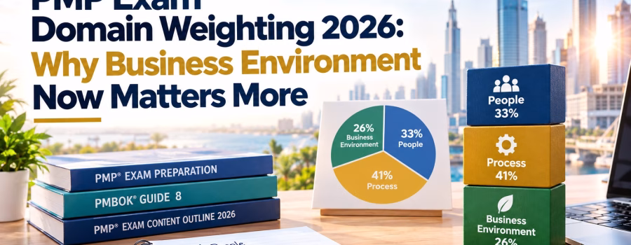 PMP Exam Domain Weighting 2026: Why Business Environment Now Matters More