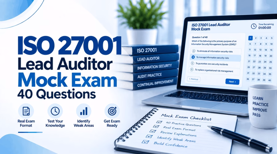 A Free 40-Question ISO 27001 Lead Auditor Mock Exam