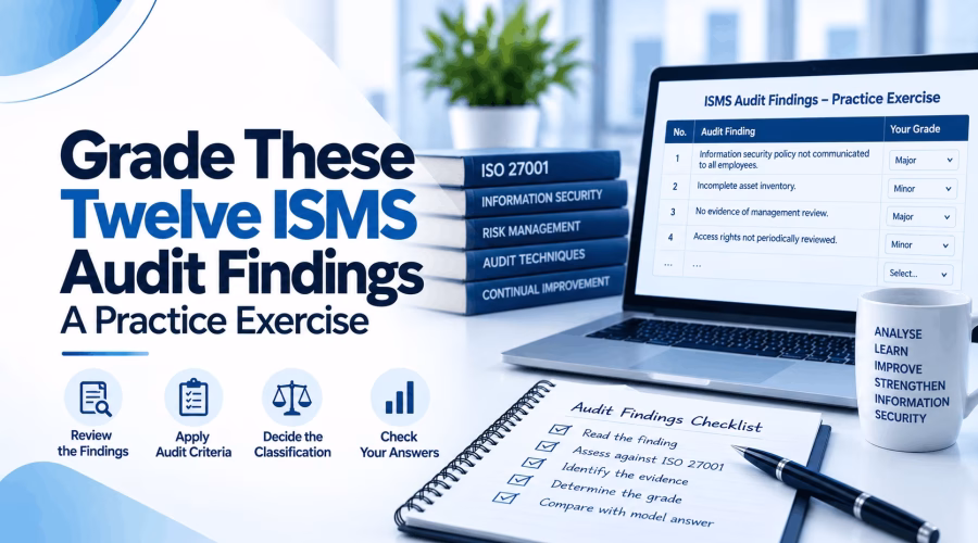 Grade These Twelve ISMS Audit Findings: A Practice Exercise