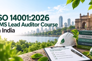 ISO 14001:2026 EMS Lead Auditor Course in India with environmental management audit checklist, sustainability, legal compliance, and risk management.