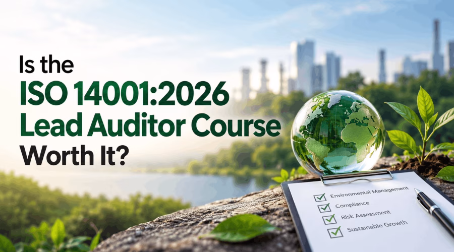 Is the ISO 14001:2026 Lead Auditor Course Worth It? Environmental management, compliance, risk assessment, and sustainable growth.